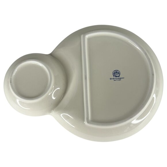 Doraemon Ceramic Breakfast Plate Dipping Cup Combo White And Blue Design Anime - Picture 3 of 4